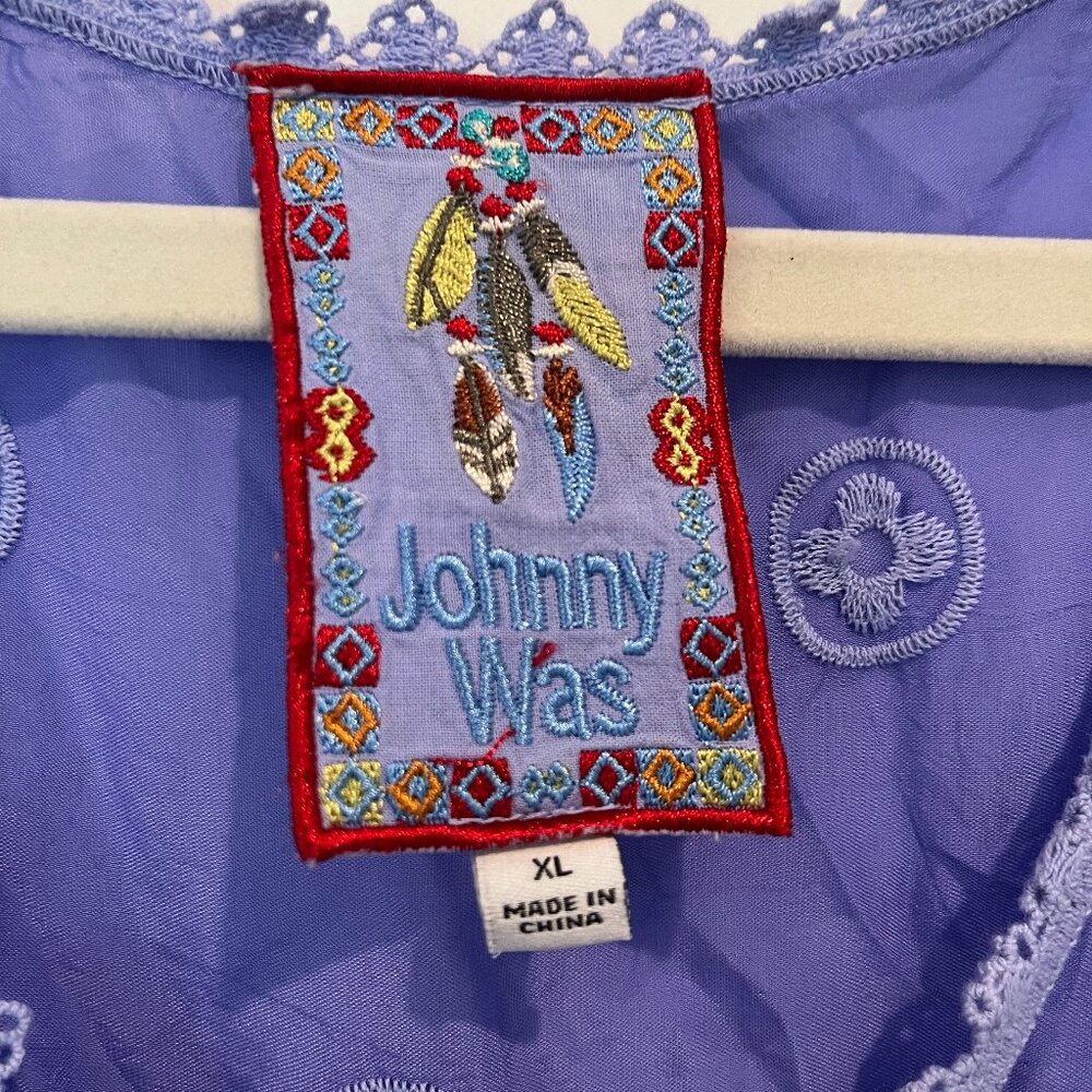 Johnny Was Embroidered Tunic - Size XL